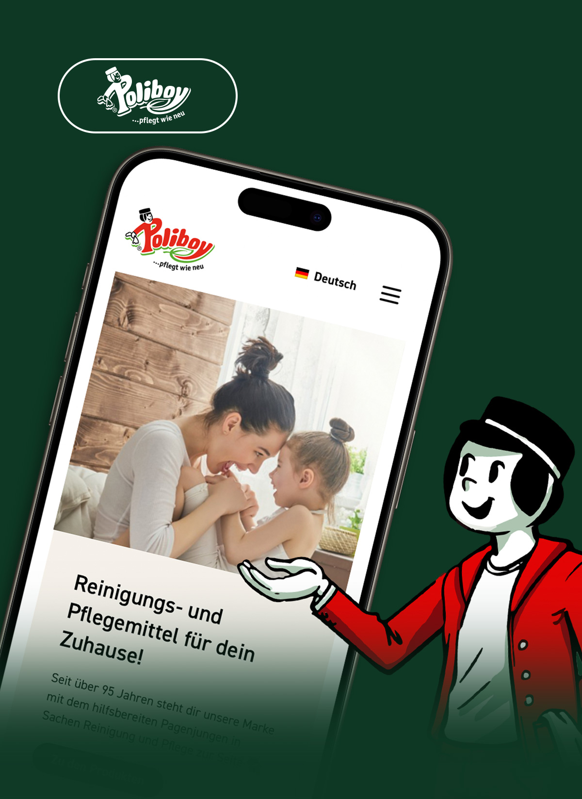 Screenshot Website poliboy.de (mobile device)