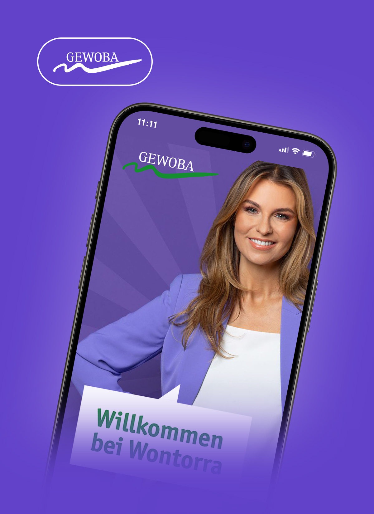 Screenshot Website gewoba.de (mobile device) Hover Bild