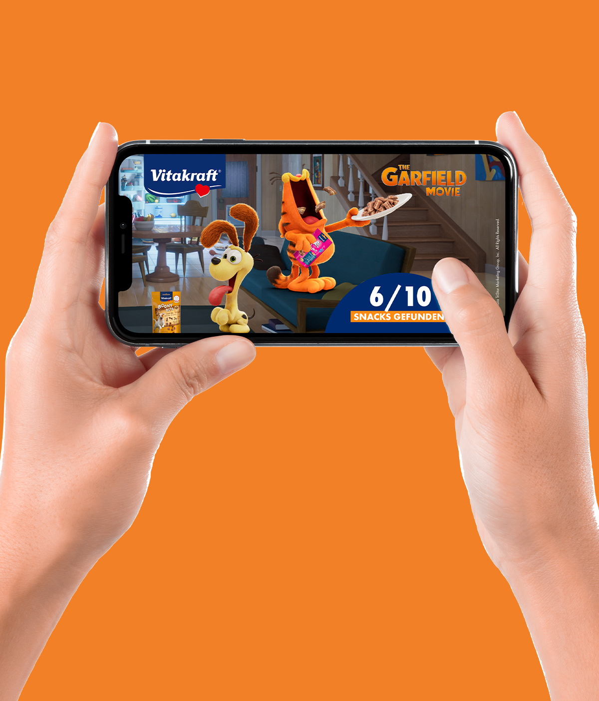 Screenshot Suchspiel auf mobile device